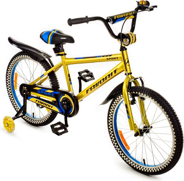 Детский велосипед FAVORIT Sport / SPT-Y20YL (разобранный, в коробке)
