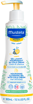Гель для душа детский Mustela Cold Cream Питательный с пчелиным воском (300мл) - 