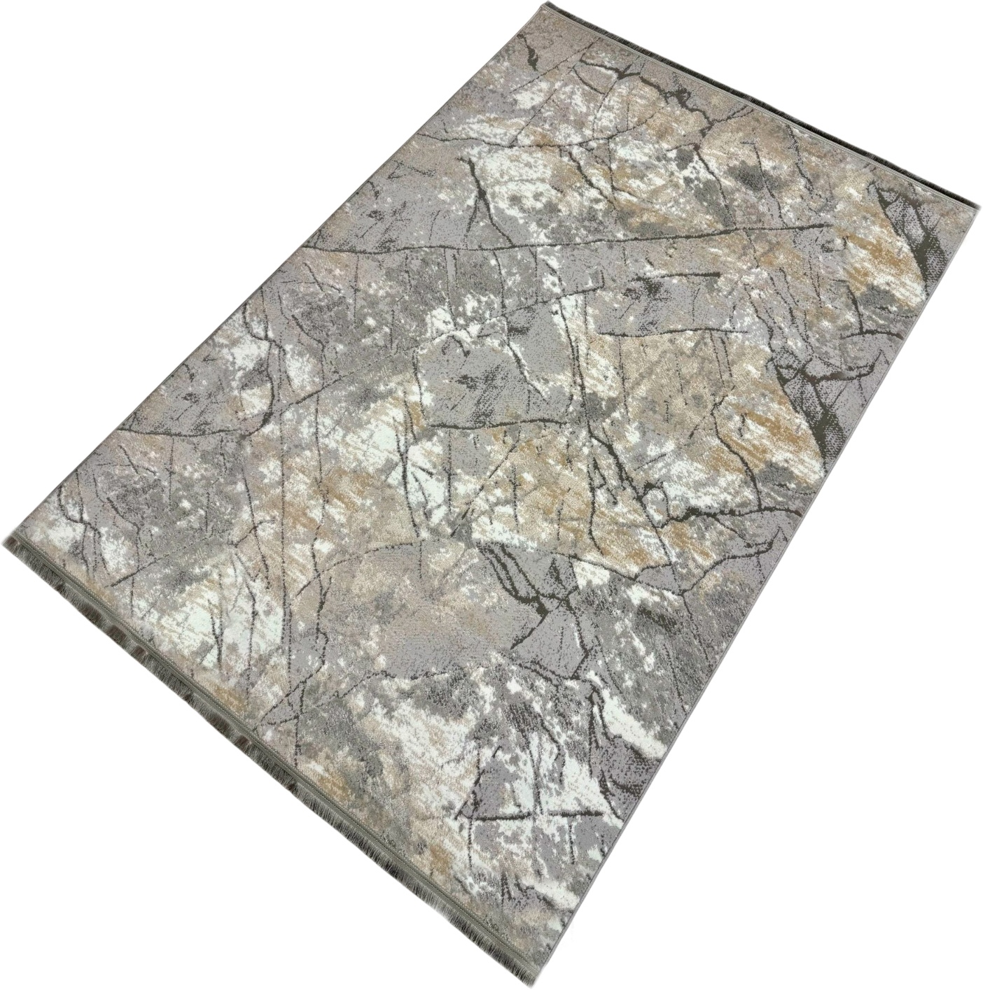 Ковер Radjab Carpet Афина Прямоугольник 0908A / 13253RK (1.6x2.3, Grey/Beige)