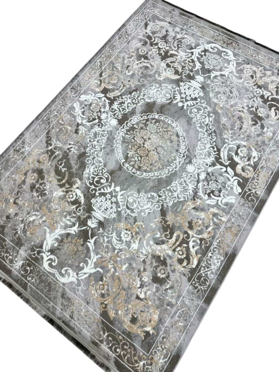 Ковер Radjab Carpet Афина Прямоугольник 0916B / 13325RK (2x2.9, Grey/Beige)