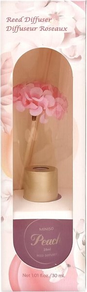 Аромадиффузор Miniso Reed Diffuser Peach 5826