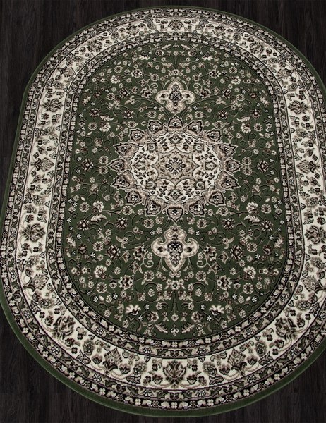 Коврик Merinos Gavana D411-OVAL-GREEN (1.5х1.9)