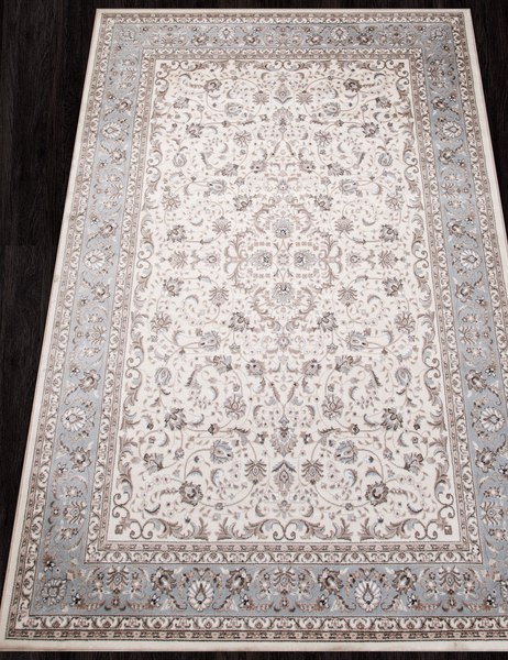 Ковер Merinos Valencia Deluxe F014-STAN-CREAM-L.BLUE (1х2)