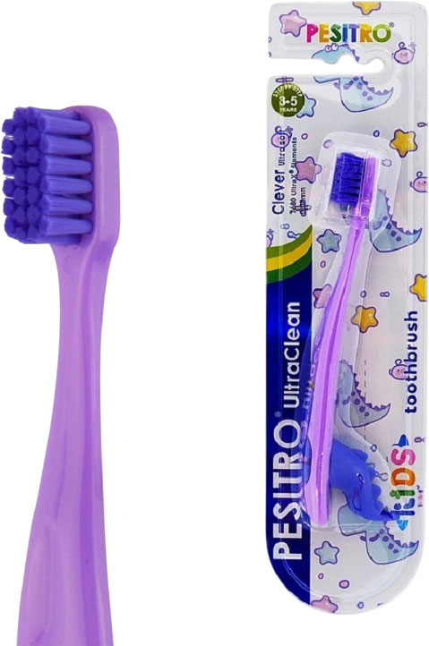 Зубная щетка Pesitro Ultra Clean Clever Ultra soft 7680 детская — фото 5