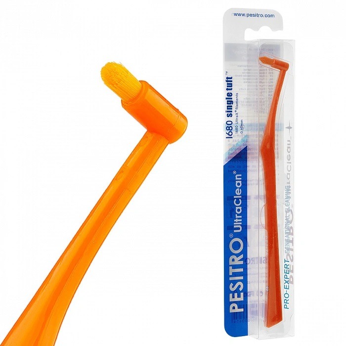 Зубная щетка монопучковая Pesitro Ultra Clean Ultra soft 1680 single tuft — фото 2