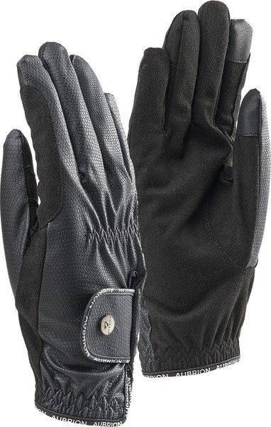 Перчатки для верховой езды Aubrion Stadium / 10272/BLACK/L