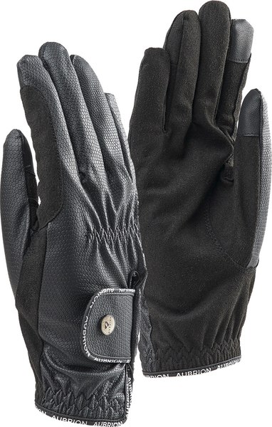 Перчатки для верховой езды Aubrion Stadium / 10272/BLACK/S