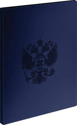 Папка-регистратор Стамм Герб / ММ-32154 (сапфир) -