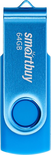 USB flash накопитель SmartBuy Twist Blue 64GB (SB064GB2TWB)