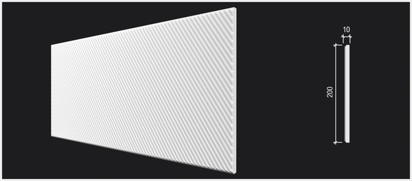 Панель дюрополимерная Decor-Dizayn DD926 (200x10x3000)