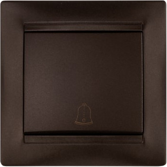 Кнопка звонка TDM Лама SQ1815-0508 (шоколад) - 