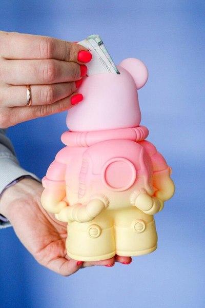 Копилка ILikeGift Cosmo bear / BB2227-1-2 (розовый)