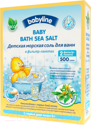 

Соль для ванн детская Babyline, Nature с чередой DN84