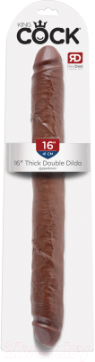Фаллоимитатор Pipedream Thick Double Dildo / 55730 (коричневый)