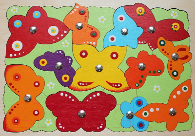 

Развивающая игрушка Крона, Мозаика. Бабочки Магнитная / 143-025