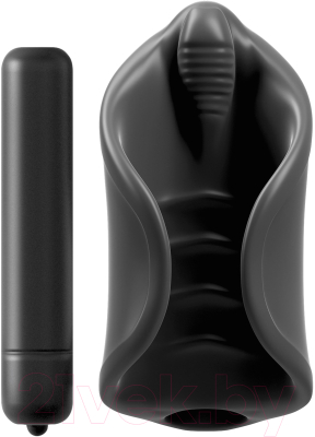 Мастурбатор для пениса Pipedream Vibrating Silicone Stimulator с вибрацией 67000 / RD500 (черный)