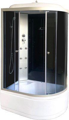 Душевая кабина Oda 8037BTL (черный/тонированное стекло) - 