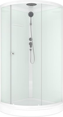 Душевая кабина Domani-Spa Simple 99 90x90 / DS01Sm99LWCl00-V1.2 - 