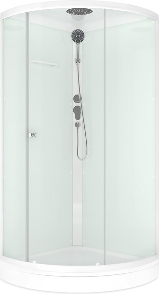 Душевая кабина Domani-Spa Simple 99 90x90 / DS01Sm99LWCl00-V1.2