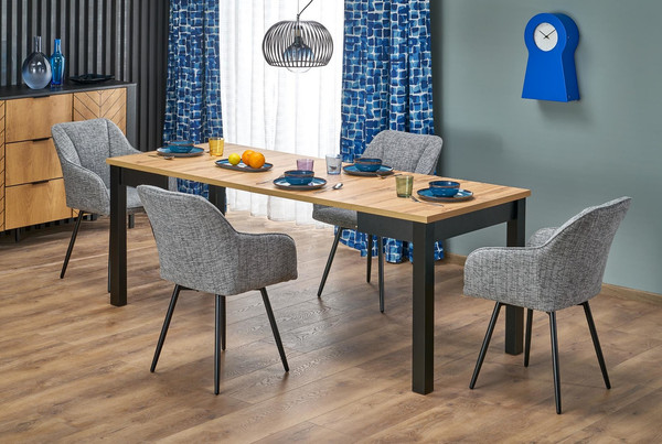 Купить Обеденный стол Halmar Qubik 80-200x80x76 в Солигорске