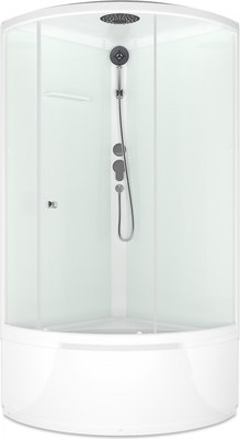 Душевая кабина Domani-Spa Simple 99 High 90x90 / DS01Sm99HWCl00-V1.2 - 