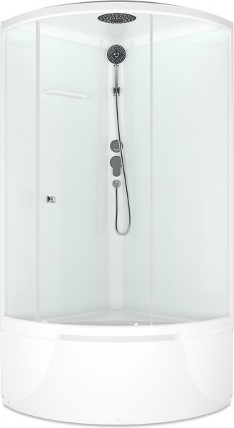 Душевая кабина Domani-Spa Simple 99 High 90x90 / DS01Sm99HWCl00-V1.2