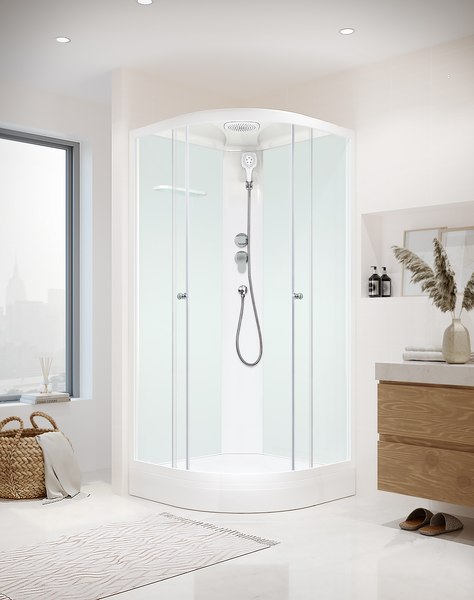 Купить Душевая кабина Domani-Spa Delight Slim 88 80x80 / DS01DS88LWM00 в Бресте