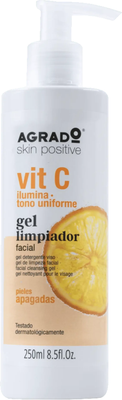 Гель для умывания Agrado Vit C facial cleansing (250мл) - 