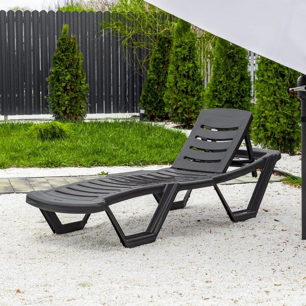 Купить Шезлонг Ellastik Plast лластик лм 187x63.5x32 в Минске