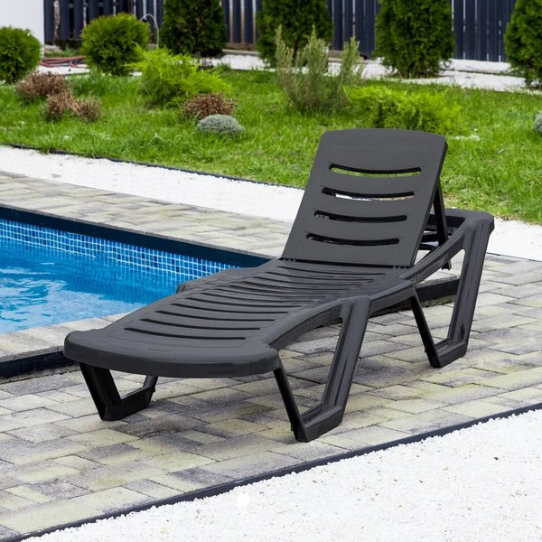 Купить Шезлонг Ellastik Plast лластик лм 187x63.5x32 в Минске