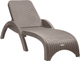 Шезлонг Ellastik Plast Rattan (серый) - 