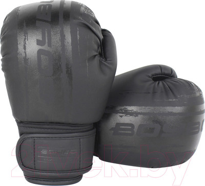 Боксерские перчатки BoyBo Stain BGS322 (16oz, черный) - 