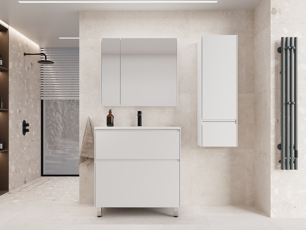 Купить Тумба под умывальник Symbolite Лима 100 Line Plus 2 ящика в Минске