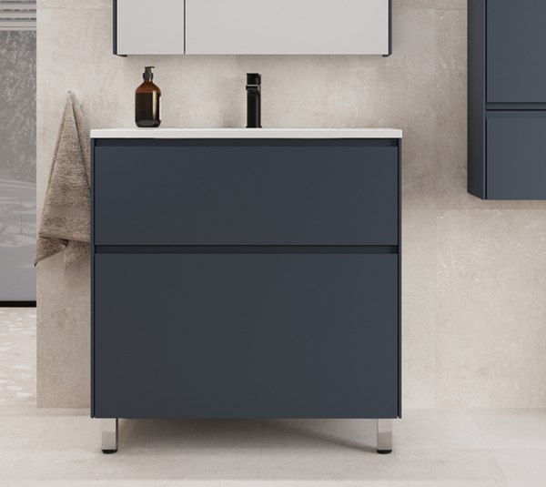 Тумба под умывальник Symbolite Лима 100 Line Plus 2 ящика