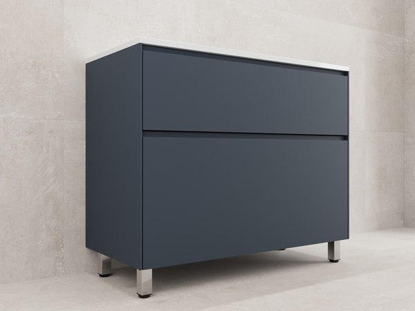 Купить Тумба под умывальник Symbolite Лима 100 Line Plus 2 ящика в Минске