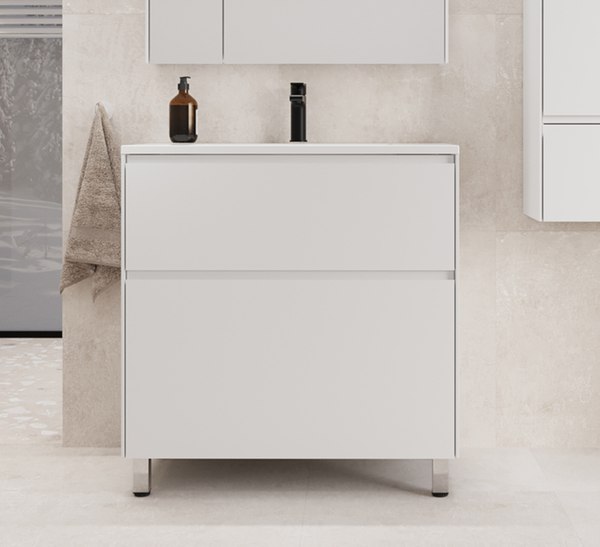 Тумба под умывальник Symbolite Лима 80 Line Plus 2 ящика