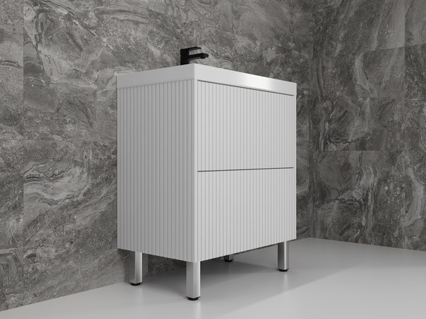 Купить Тумба под умывальник Symbolite Стокгольм 70 Classic Push 2 ящика в Минске
