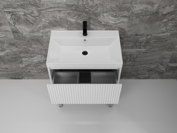 Купить Тумба под умывальник Symbolite Стокгольм 70 Classic Push 2 ящика в Минске