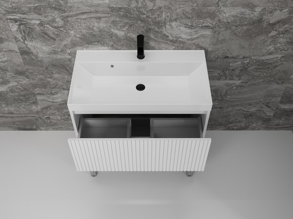 Купить Тумба под умывальник Symbolite Стокгольм 80 Classic Push 2 ящика в Минске