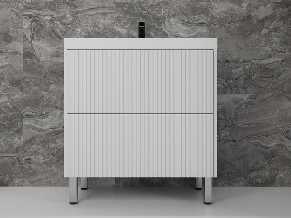 Тумба под умывальник Symbolite Стокгольм 80 Classic Push 2 ящика
