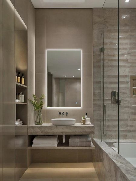 Купить Зеркало Emze Rectangle 50х70 / LED.50.70.4K в Гродно
