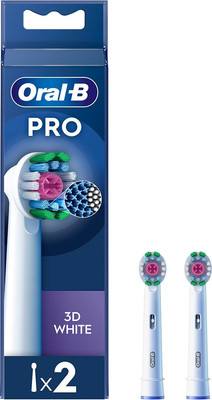 Набор насадок для зубной щетки Oral-B 3D White Pro (2шт) -