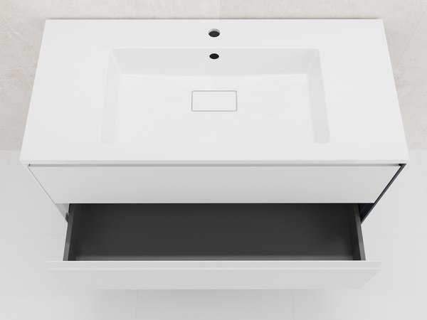 Купить Тумба под умывальник Symbolite Лима 100 Line Plus 2 ящика в Минске