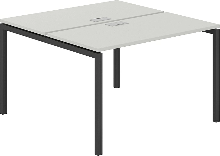 Комплект письменных столов Norden 120х123.8х75 / SG.241.SH.44.AN (антрацит/серый бархат)
