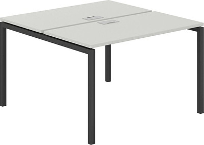 Комплект письменных столов Norden 120х123.8х75 / SG.241.SH.44.AN (антрацит/серый бархат) - 