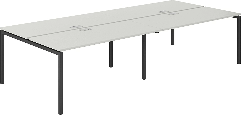 Комплект письменных столов Norden 320х143.8х75 / SG.256.SH.44.AN (антрацит/серый бархат)