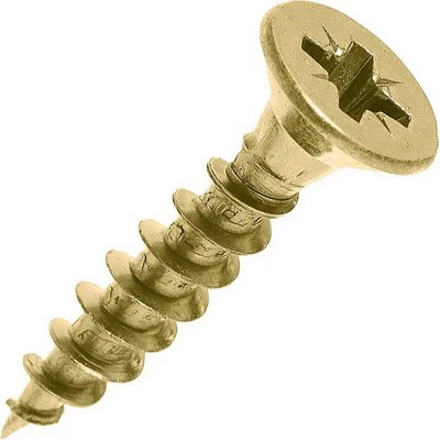 

Саморез, Универсальный 5.0x40 желтый цинк