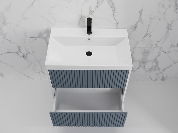 Купить Тумба под умывальник Symbolite Стокгольм 70 Classic Push 2 ящика в Минске