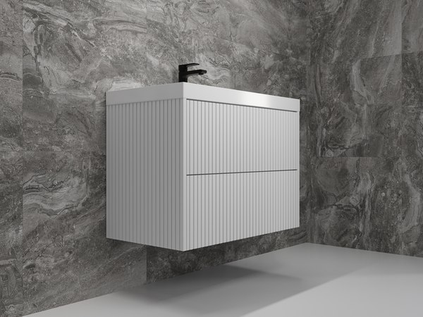 Купить Тумба под умывальник Symbolite Стокгольм 80 Classic Push 2 ящика в Минске
