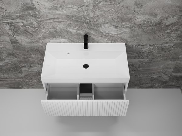 Купить Тумба под умывальник Symbolite Стокгольм 80 Classic Push 2 ящика в Минске